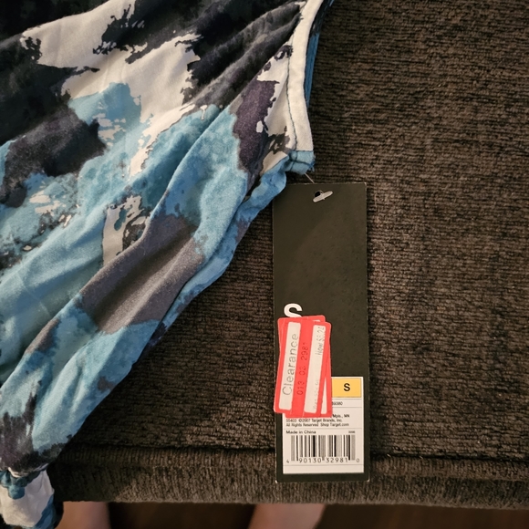 Massimo Supply Co. Blue Tone Water Color Sleeveless Dresses - Small - Picture 4 of 4